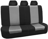 FH Group Red/Black FB089REDBLACK102 Neosupreme Car Seat Cushion Set of Two Front Bucket Covers Quality, Water Resistant, Non-Slip Backing, Easy Installation