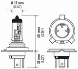 HELLA H4 24V Standard Halogen Bulb, 75/70W