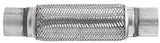 TOTALFLOW TF-57200 Stainless Steel Double Braided Exhaust Flex Pipe-2.25" ID x 8" OAL-Without Extensions