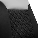 FH Group Red/Black FB089REDBLACK102 Neosupreme Car Seat Cushion Set of Two Front Bucket Covers Quality, Water Resistant, Non-Slip Backing, Easy Installation
