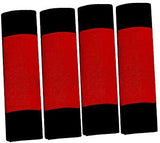 FH Group FH2033RED Steering Wheel Cover (Modernistic and Seat Belt Pads Combo Set Red)
