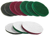 GOH DODD Polishing Pads, 11 Pieces 4 Inch Buffing Sponge Pads with Backing Plate and Drill Adapter for Car Sanding, Polishing, Waxing