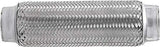 TOTALFLOW TF-57200 Stainless Steel Double Braided Exhaust Flex Pipe-2.25" ID x 8" OAL-Without Extensions