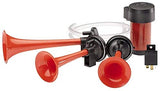 HELLA 013410011 Black 12/24V Air 1-Tone BX Horn Kit