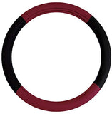 FH Group FH2033RED Steering Wheel Cover (Modernistic and Seat Belt Pads Combo Set Red)