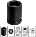 Grey Pneumatic (2030M) 1/2" Drive x 30mm Standard Socket