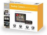 Yada (BT53872M-2) Matte Black Digital Wireless Backup Camera with 3.5" Dash Monitor