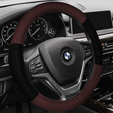 FH Group FH2033RED Steering Wheel Cover (Modernistic and Seat Belt Pads Combo Set Red)