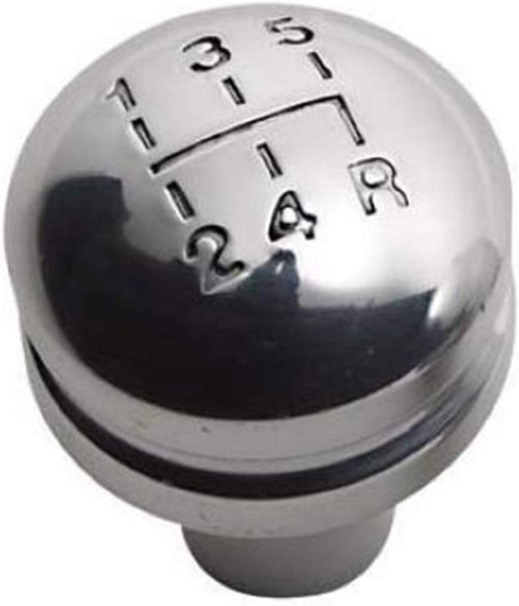 RAMPAGE PRODUCTS 46006 Polished Billet Shift Knob with 5-Speed Shift Pattern for 1987-1995 Jeep Wrangler