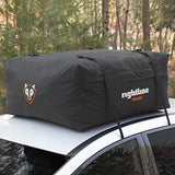 Rightline Gear Range Jr Car Top Carrier, 10 cu ft Sized for Compact Cars, Weatherproof +, Attaches With or Without Roof Rack