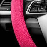 FH Group FH3001HOTPINK Pink Steering Wheel Cover (Silicone Snake Pattern Massaging grip in Hot Color-Fit Most Car Truck Suv or Van)