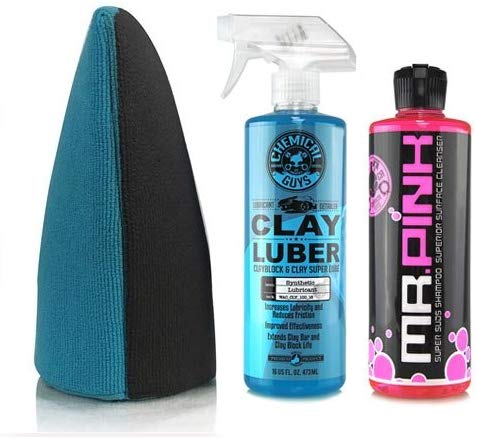 Chemical Guys Cly_310 Surface Cleansing Mitt Medium Grade Clay System Kit