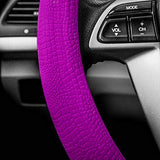 FH Group FH3001HOTPINK Pink Steering Wheel Cover (Silicone Snake Pattern Massaging grip in Hot Color-Fit Most Car Truck Suv or Van)