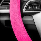 FH Group FH3001HOTPINK Pink Steering Wheel Cover (Silicone Snake Pattern Massaging grip in Hot Color-Fit Most Car Truck Suv or Van)