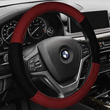 FH Group FH2033RED Steering Wheel Cover (Modernistic and Seat Belt Pads Combo Set Red)