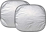 Custom Accessories 17951 28 1/2-Inch x 31 1/2-Inch Nylon Loop Solar Shield Sunshade, 2 Piece