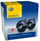 HELLA 012588071 Black 92mm 12V Disc Horn (Ht Universal Fit-Single Blister Pack)