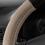 FH Group FH2033RED Steering Wheel Cover (Modernistic and Seat Belt Pads Combo Set Red)