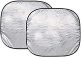 Custom Accessories 17951 28 1/2-Inch x 31 1/2-Inch Nylon Loop Solar Shield Sunshade, 2 Piece