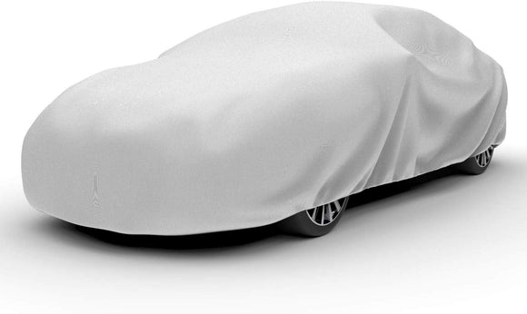 Budge RB-5 Rain Barrier Car Cover Gray Size 5: Fits up to 22' Outdoor, Waterproof, Breathable