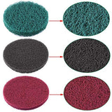GOH DODD Polishing Pads, 11 Pieces 4 Inch Buffing Sponge Pads with Backing Plate and Drill Adapter for Car Sanding, Polishing, Waxing