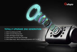 eRapta ERT01 2nd Generation Car Rear View Reversing Backup Camera Automotive with 149°Perfect View Angle 8 LED Lights Night Vision 9 Level Waterproof Universal Car Backing Camera License Plate