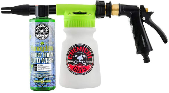 Chemical Guys HOL147 Blaster 6 Gun & Honeydew Snow Foam AUTO WASH (16 OZ), 16. Fluid_Ounces