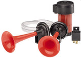HELLA 013410011 Black 12/24V Air 1-Tone BX Horn Kit