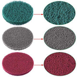 GOH DODD Polishing Pads, 11 Pieces 4 Inch Buffing Sponge Pads with Backing Plate and Drill Adapter for Car Sanding, Polishing, Waxing