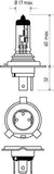 HELLA H4 24V Standard Halogen Bulb, 75/70W