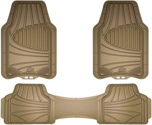 Custom Accessories Armor All 3-Piece Black Full Coverage Rubber Floor Mat