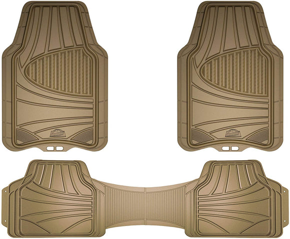 Custom Accessories Armor All 3-Piece Black Full Coverage Rubber Floor Mat