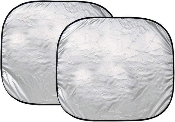 Custom Accessories 17951 28 1/2-Inch x 31 1/2-Inch Nylon Loop Solar Shield Sunshade, 2 Piece