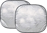Custom Accessories 17951 28 1/2-Inch x 31 1/2-Inch Nylon Loop Solar Shield Sunshade, 2 Piece