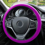 FH Group FH3001HOTPINK Pink Steering Wheel Cover (Silicone Snake Pattern Massaging grip in Hot Color-Fit Most Car Truck Suv or Van)