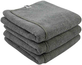 Chemical Guys MIC36203 Workhorse XL Tan Professional Grade Microfiber Towel, Leather & Vinyl (24 in. x 16 in.) (Pack of 3)