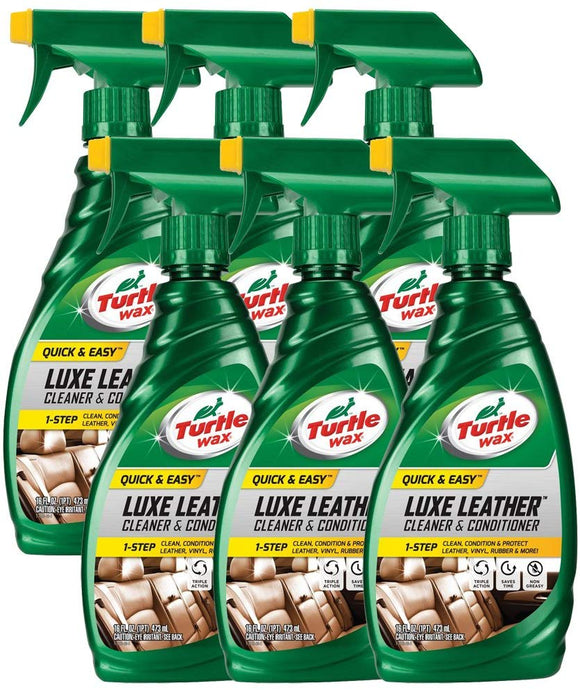 Turtle Wax 53227 Spray & Wipe Interior Detailer & Leather Variety Pack, 8. Fluid_Ounces