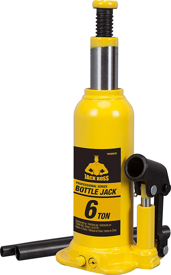 Torin JackBoss Hydraulic Welded Bottle Jack: 6 Ton Capacity