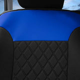 FH Group Red/Black FB089REDBLACK102 Neosupreme Car Seat Cushion Set of Two Front Bucket Covers Quality, Water Resistant, Non-Slip Backing, Easy Installation