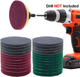 GOH DODD Polishing Pads, 11 Pieces 4 Inch Buffing Sponge Pads with Backing Plate and Drill Adapter for Car Sanding, Polishing, Waxing