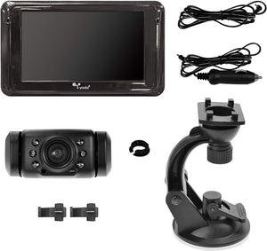 Yada (BT53872M-2) Matte Black Digital Wireless Backup Camera with 3.5" Dash Monitor