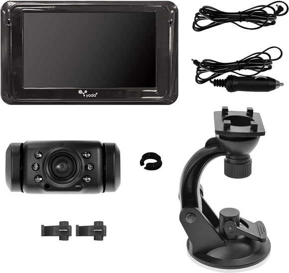 Yada (BT53872M-2) Matte Black Digital Wireless Backup Camera with 3.5