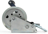 Camco Heavy Duty Steel Marine Towing Winch- Corrosion Resistant | 1,2000 lb Capacity| Durable Gears Resist Wear & Tear| Resilient & UV Resistant 20’ Strap - (50001)