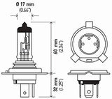 HELLA H4 24V Standard Halogen Bulb, 75/70W