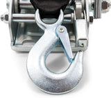 Camco Heavy Duty Steel Marine Towing Winch- Corrosion Resistant | 1,2000 lb Capacity| Durable Gears Resist Wear & Tear| Resilient & UV Resistant 20’ Strap - (50001)