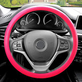 FH Group FH3001HOTPINK Pink Steering Wheel Cover (Silicone Snake Pattern Massaging grip in Hot Color-Fit Most Car Truck Suv or Van)