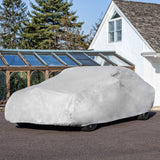 Budge RB-5 Rain Barrier Car Cover Gray Size 5: Fits up to 22' Outdoor, Waterproof, Breathable
