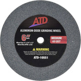 ATD Tools 10551 6" Medium Replacement Grit Grinding Wheel