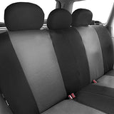 FH Group Red/Black FB089REDBLACK102 Neosupreme Car Seat Cushion Set of Two Front Bucket Covers Quality, Water Resistant, Non-Slip Backing, Easy Installation