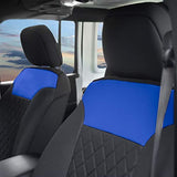 FH Group Red/Black FB089REDBLACK102 Neosupreme Car Seat Cushion Set of Two Front Bucket Covers Quality, Water Resistant, Non-Slip Backing, Easy Installation